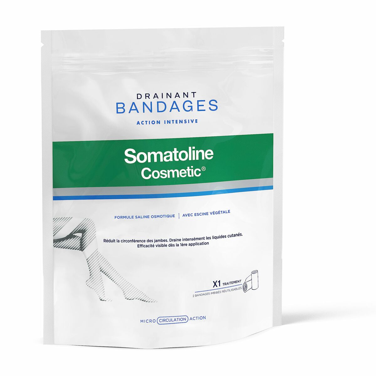 Pansements Somatoline Drenante Kit Completo Réducteur Drainant (1 Unité) (2 uds)-0