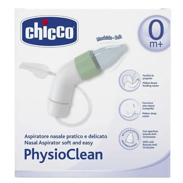 Chicco PhysioClean Nasal Aspirator Soft And Easy 0M+ 1 pz