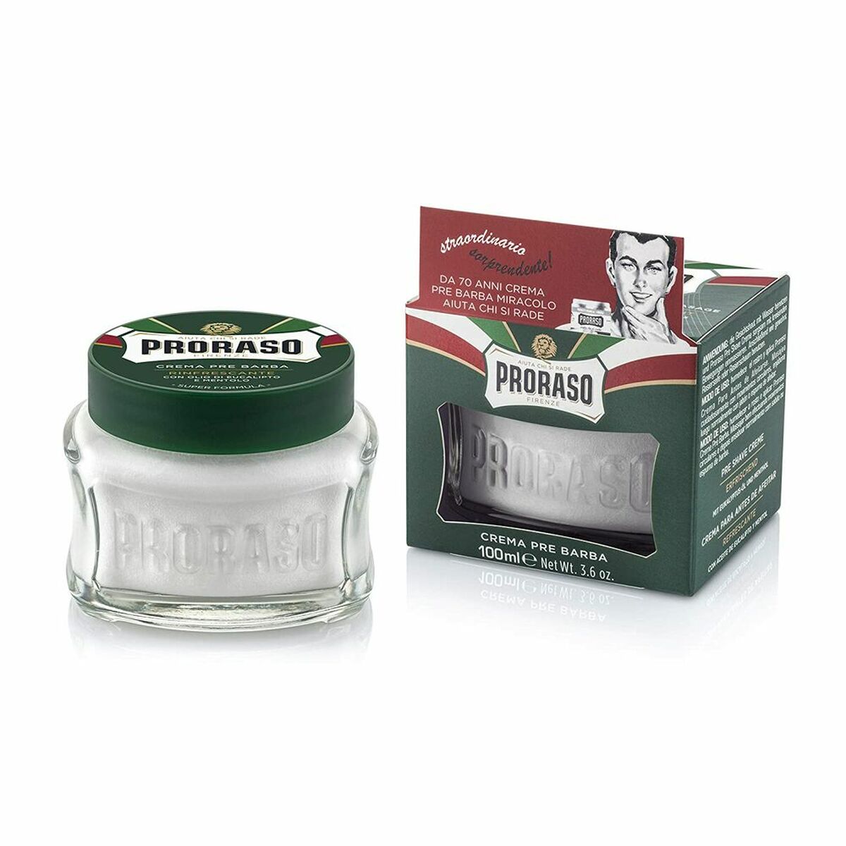 Crème pré-rasage Proraso Green-1