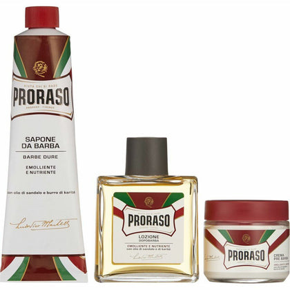 Set de bărbierit Proraso Red Vintage Primadopo 3 buc