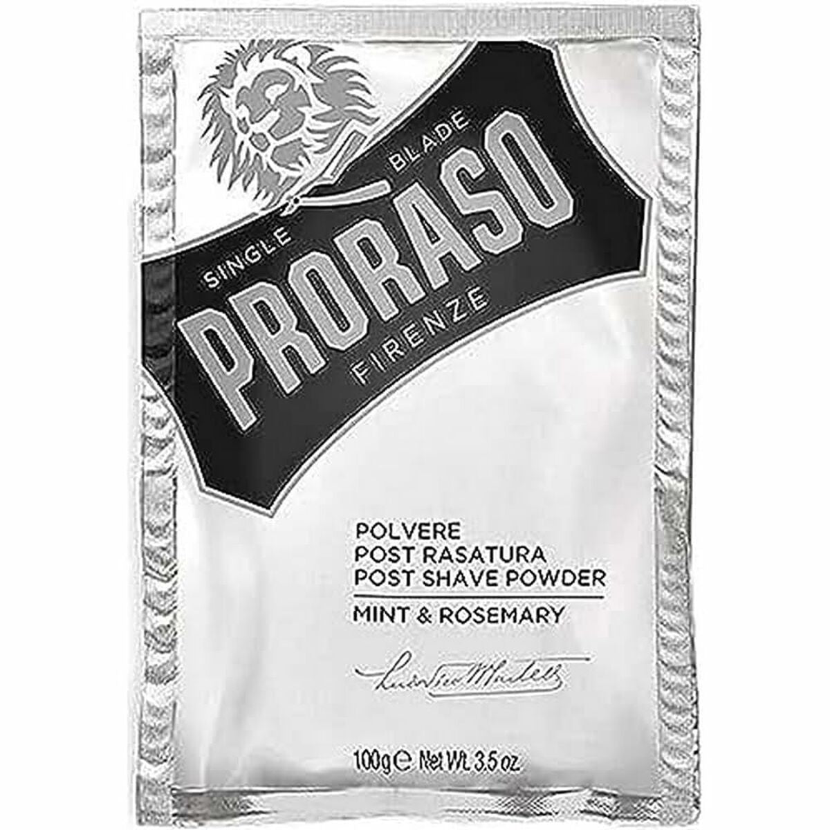Talc parfumé Proraso Romarin Menthe-0