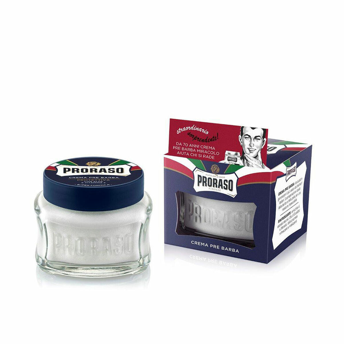 Crème pré-rasage Proraso Bleu 100 ml-0