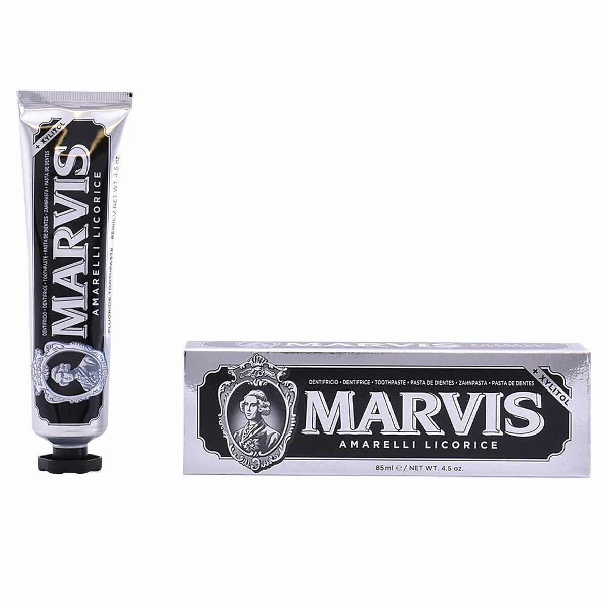 Fresh Breath Toothpaste Licorice Mint Marvis Amarelli Licorice 85 ml-0
