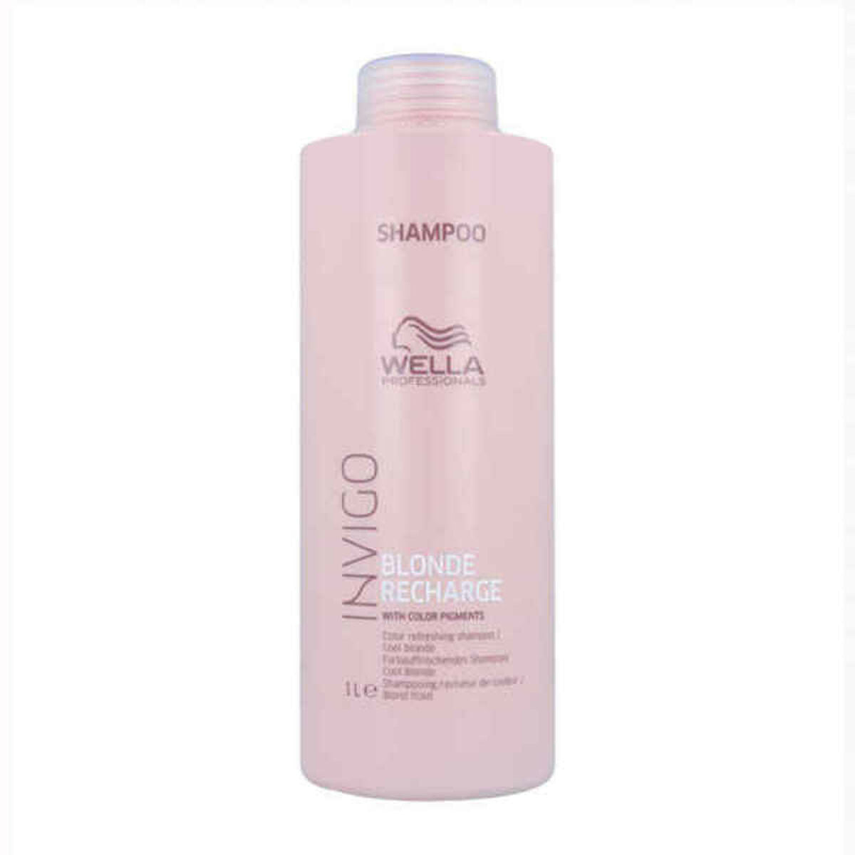Shampoo für blondes oder graues Haar Invigo Blonde Recharge Wella 6394 (1000 ml)-0
