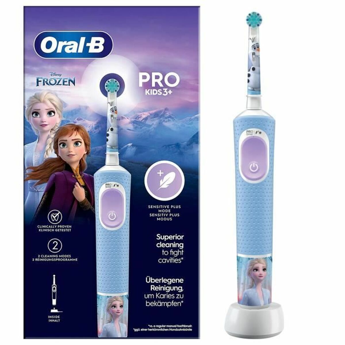 Electric Toothbrush Oral-B Pro kids +3 Frozen-0