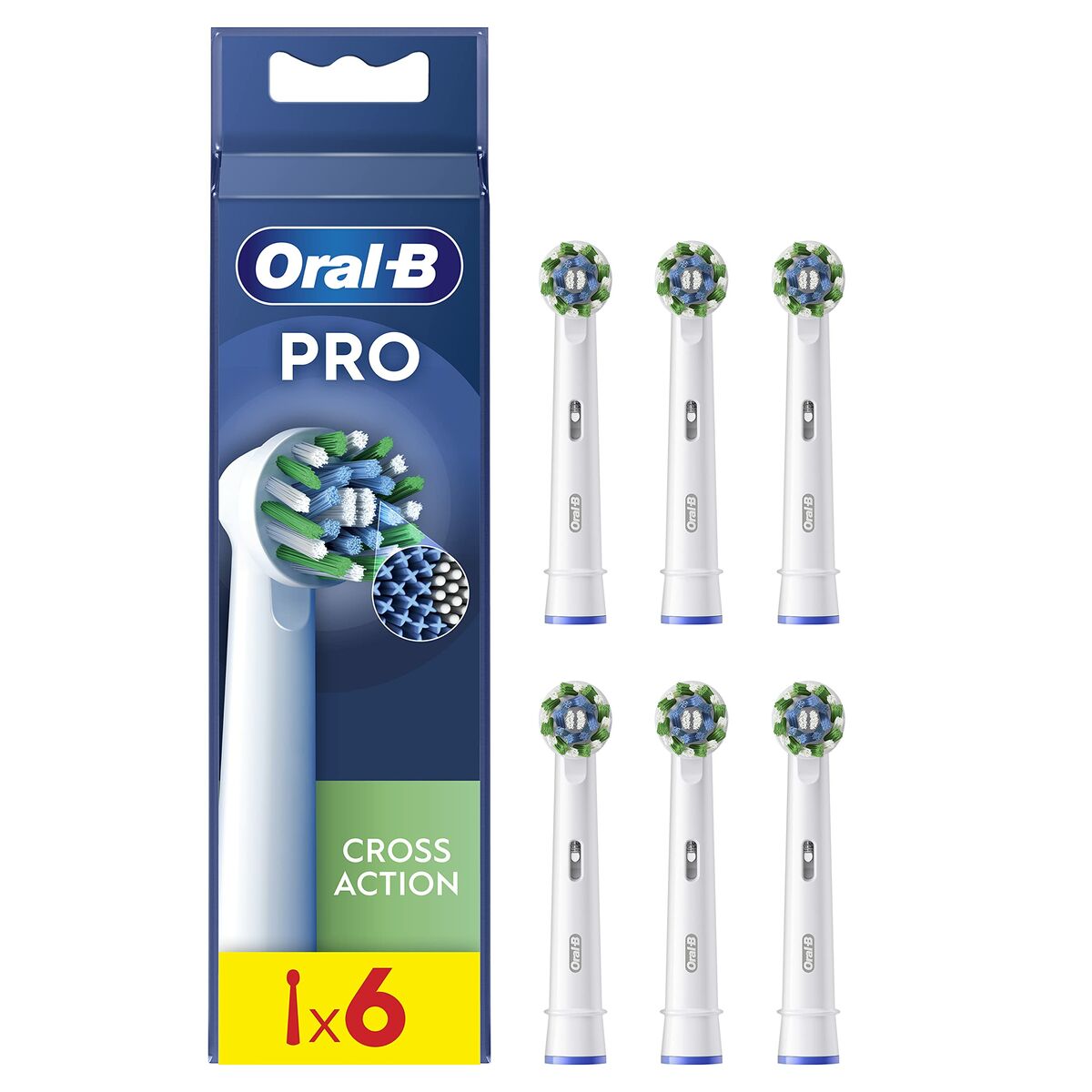 Replacement Head Oral-B Pro Cross Action 6 Units-0