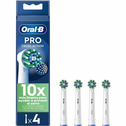 Rechange pour brosse à dents électrique Oral-B Pro Cross Action Blanc