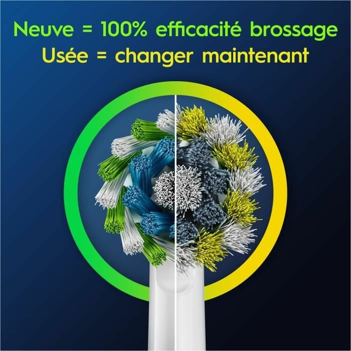 Rechange pour brosse à dents électrique Oral-B Pro Cross Action White-1