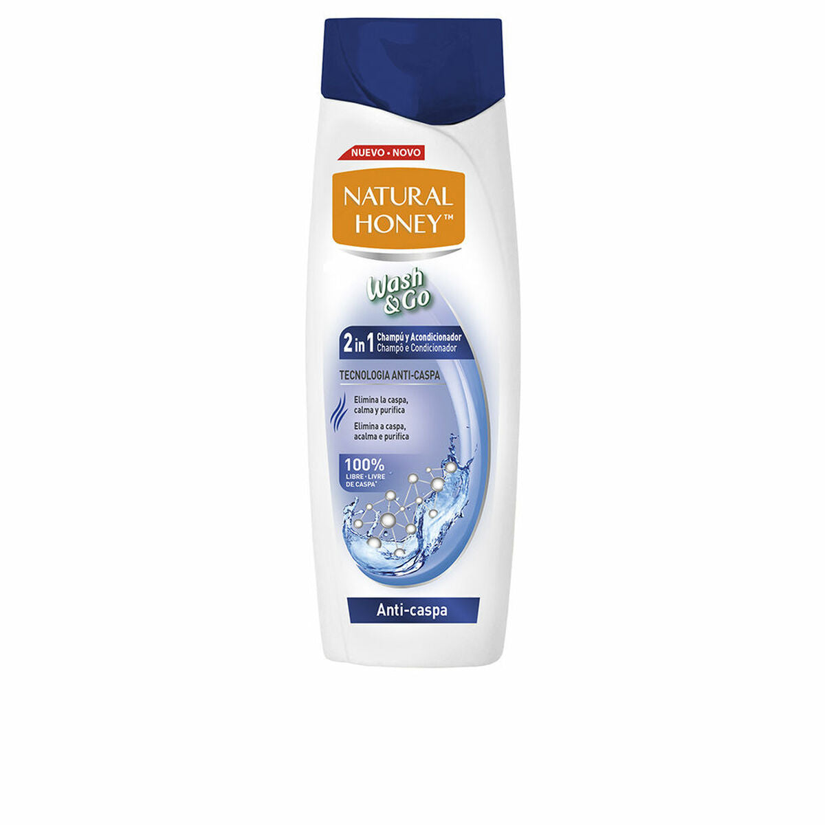 Shampoo e Balsamo Miele Naturale Wash&Go Antiforfora 330 ml-0