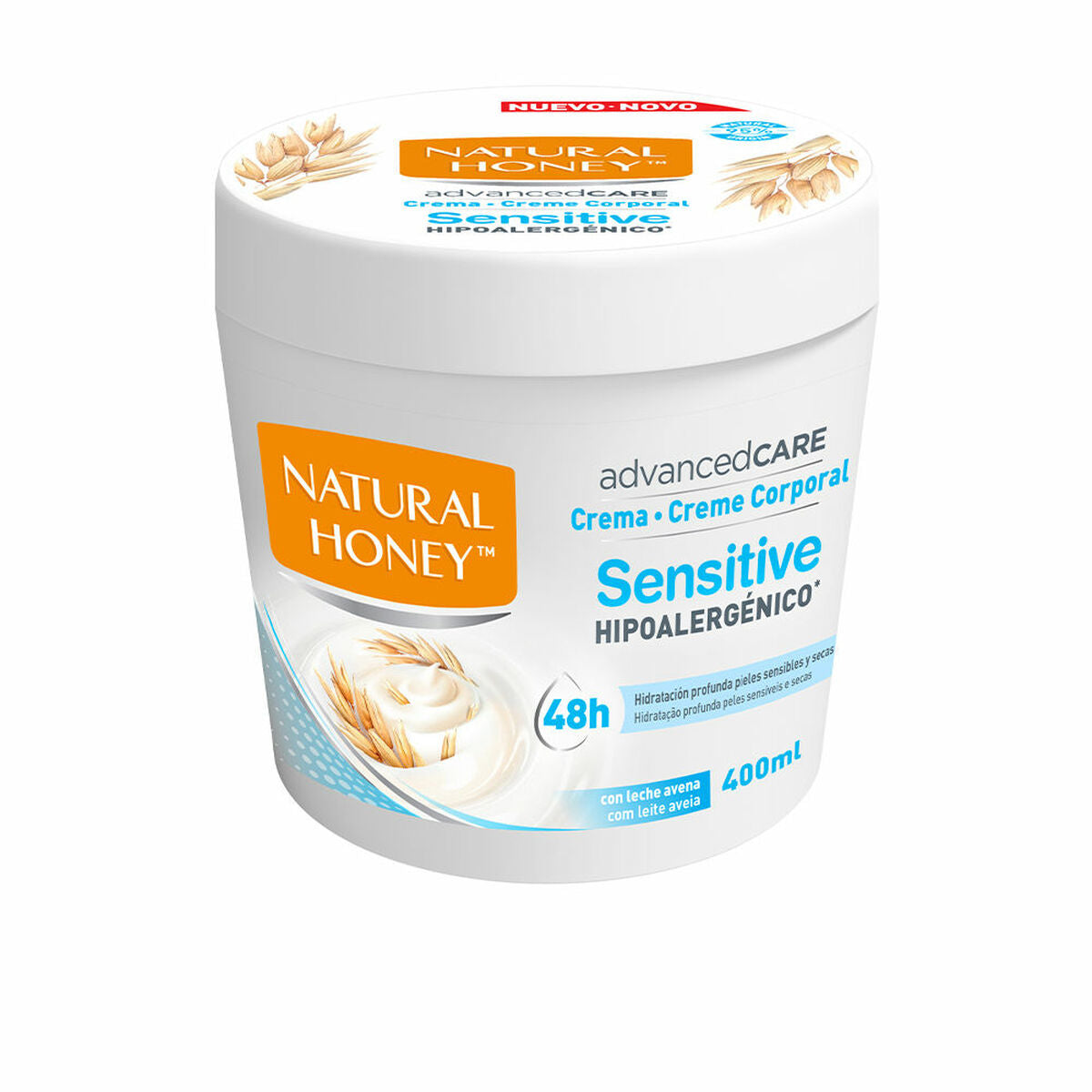 Hydrating Cream Natural Honey Coconut Hypoalergenic (400 ml)-0