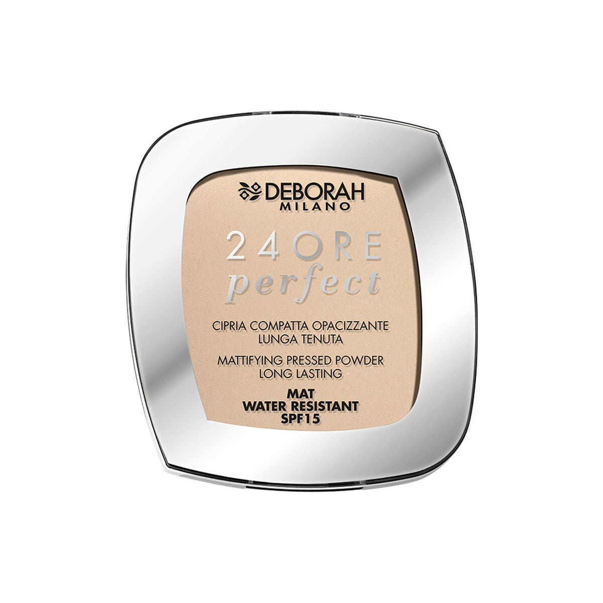 Kompaktpuder Deborah 24ore Perfect Nr. 01 Hellbeige Spf 15-0