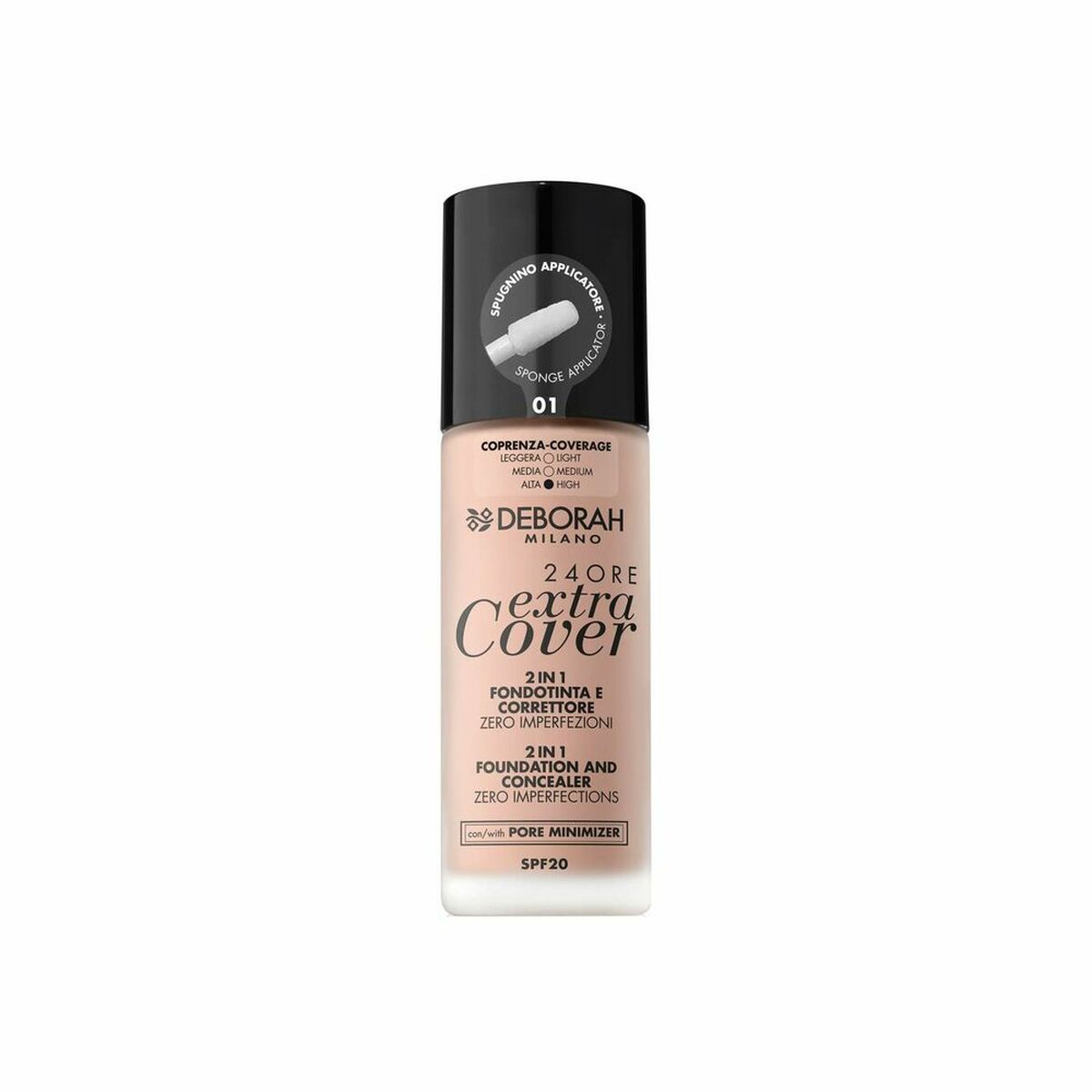 Crème Make-up Base 24 Ore Extra Cover Deborah 8009518333923-0