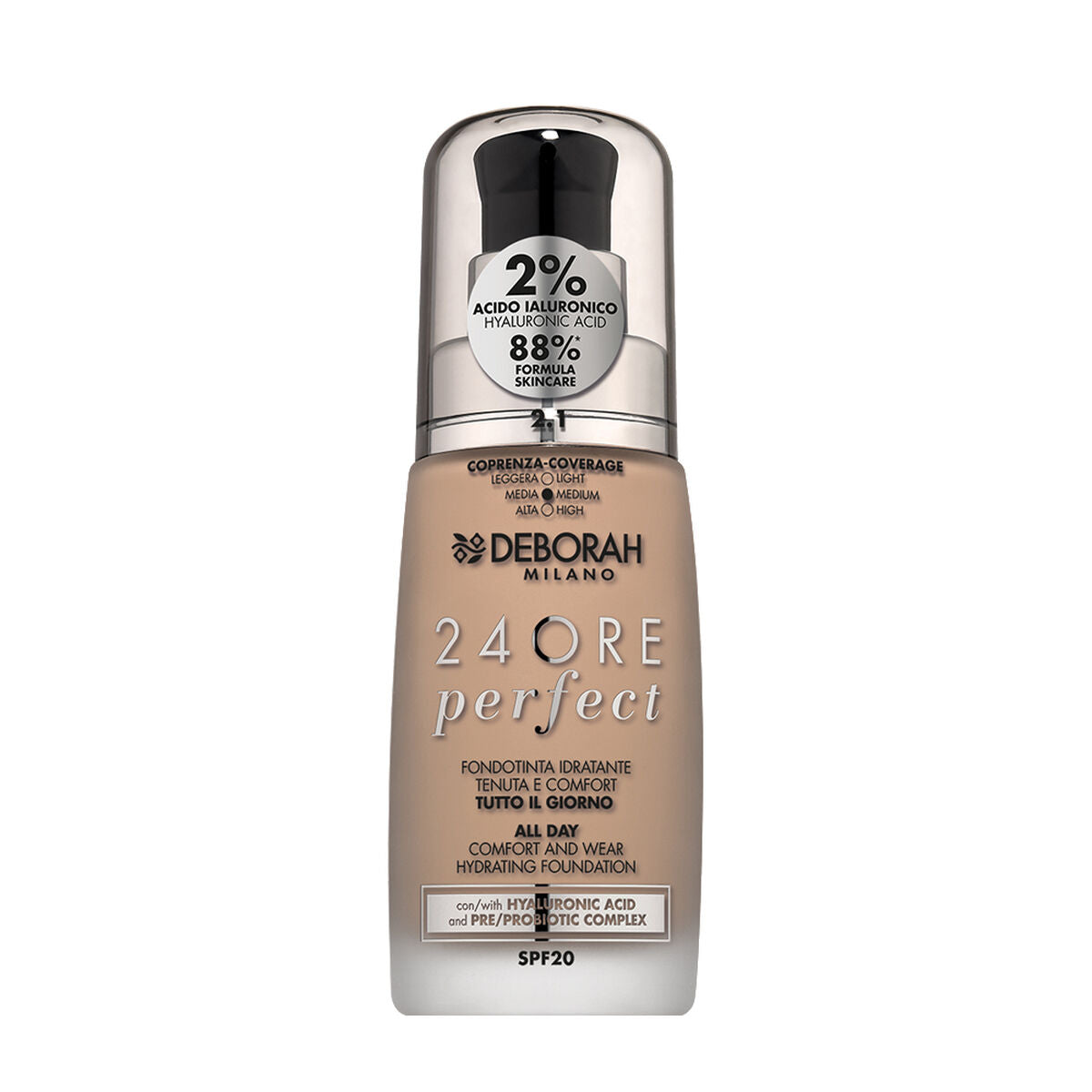 Crème Make-up Base Deborah 4ORE PERFECT Nº 2.1-0