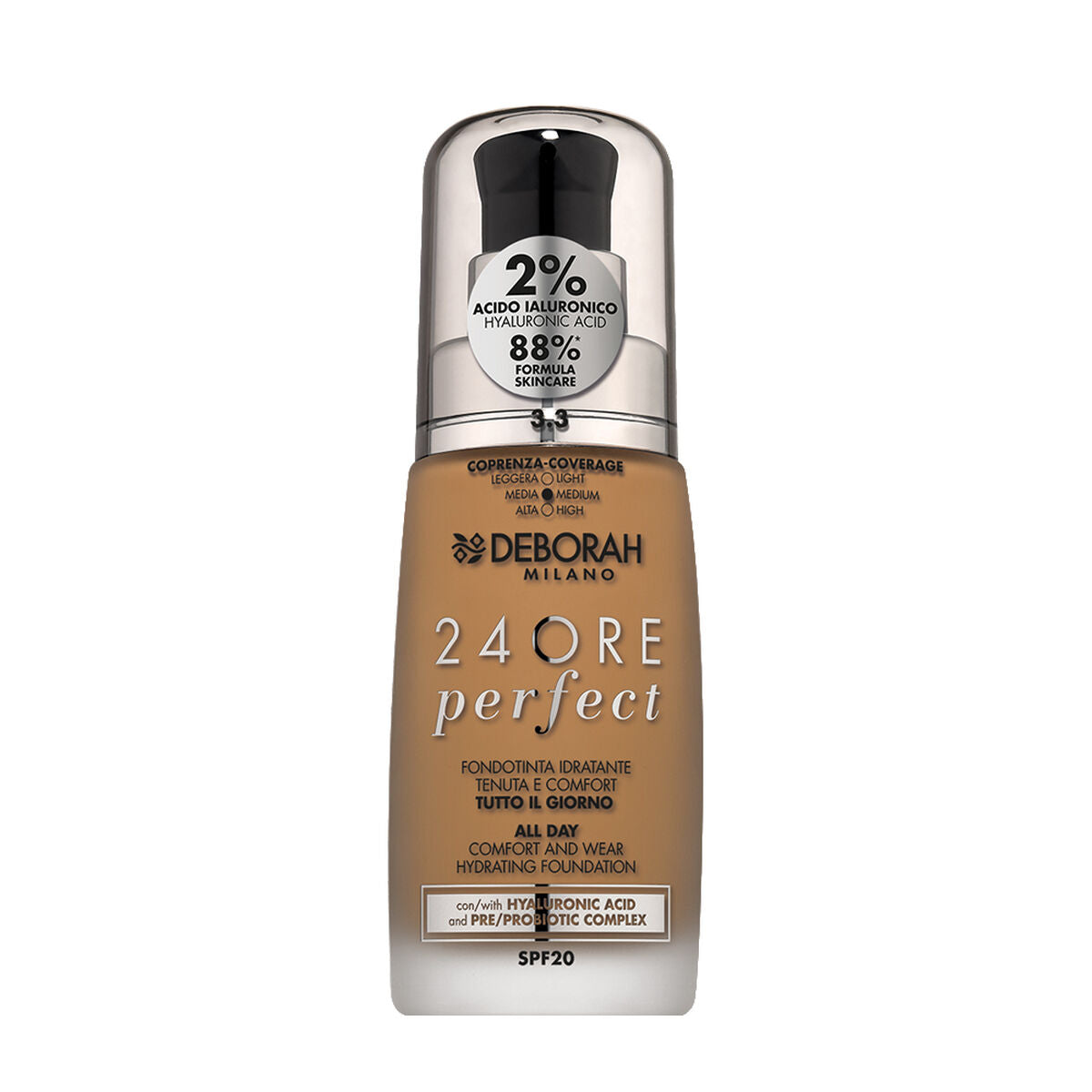 Crème Make-up Base Deborah 4ORE PERFECT Nº 3.3-0
