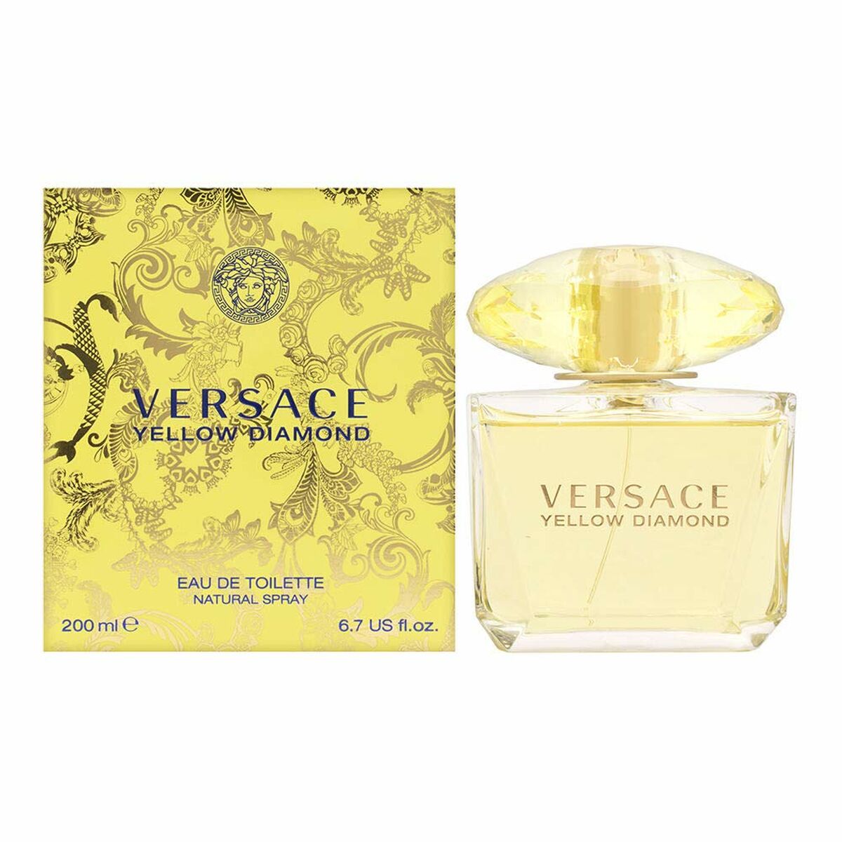 Women's Perfume Versace EDT Yellow Diamond 200 ml-0