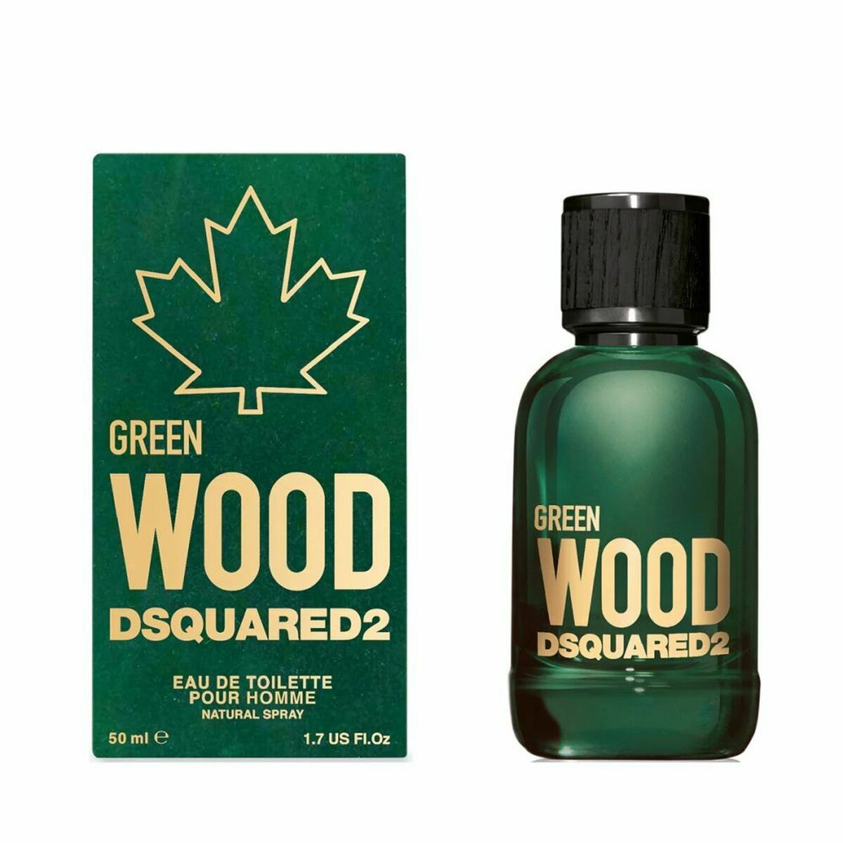 Herrenparfüm Dsquared2 Green Wood EDT 50 ml-0