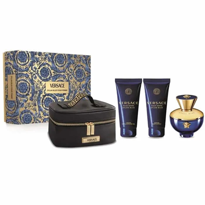 Versace Pour Femme Dylan Blue eau de parfum spray 100 ml cofanetto 3 pz