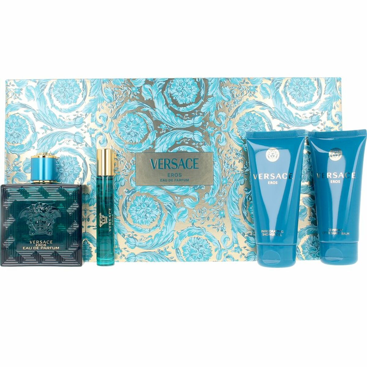 Herrenparfüm-Set Versace EROS 4 Stück-0
