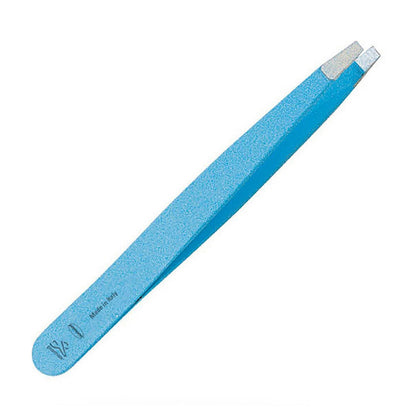 Pince à épiler Premax Pointe coudée Acier inoxydable Bleu (9 cm)