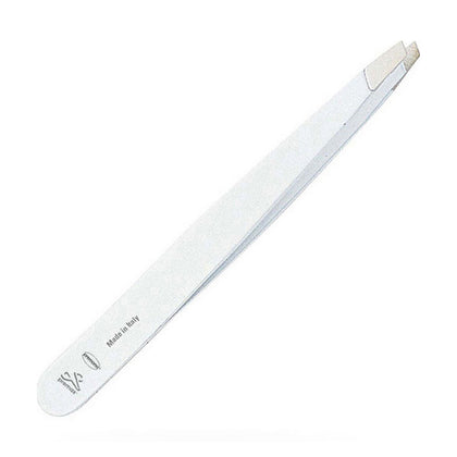 Pince à épiler Premax Pointe coudée Acier inoxydable Blanc (9 cm)