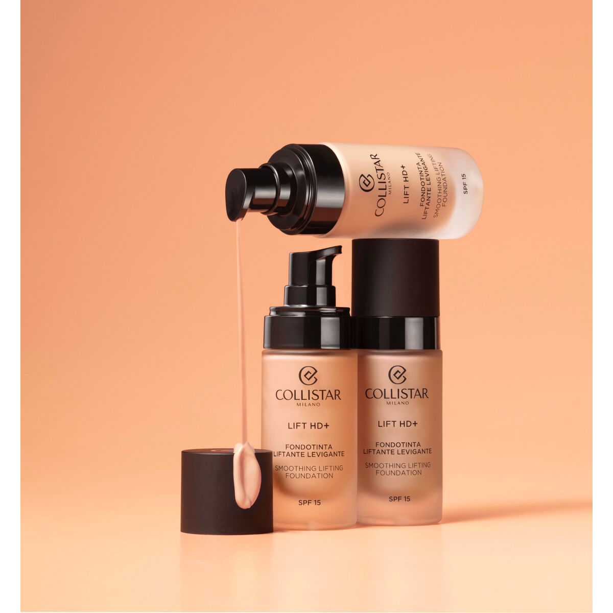 Crème Make-up Base Collistar Lift HD+ Nº 5N Ambra Spf 15 30 ml-1