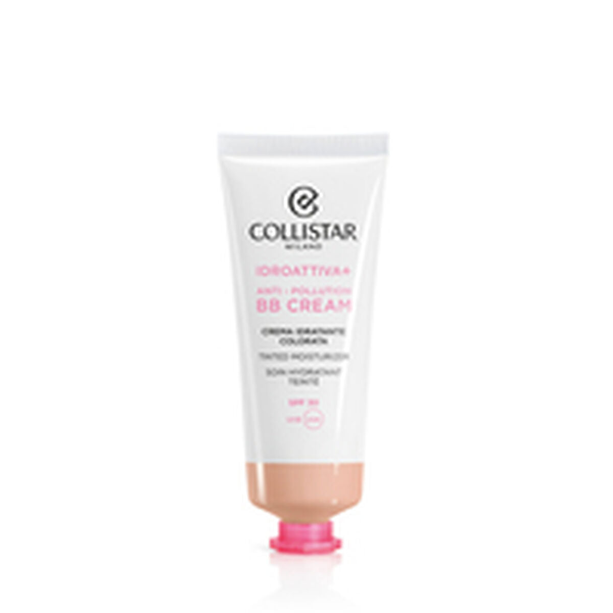 Hydrating Cream with Colour Collistar Iddroattiva+ Nº 1 Light Spf 30 50 ml Anti-pollution-1