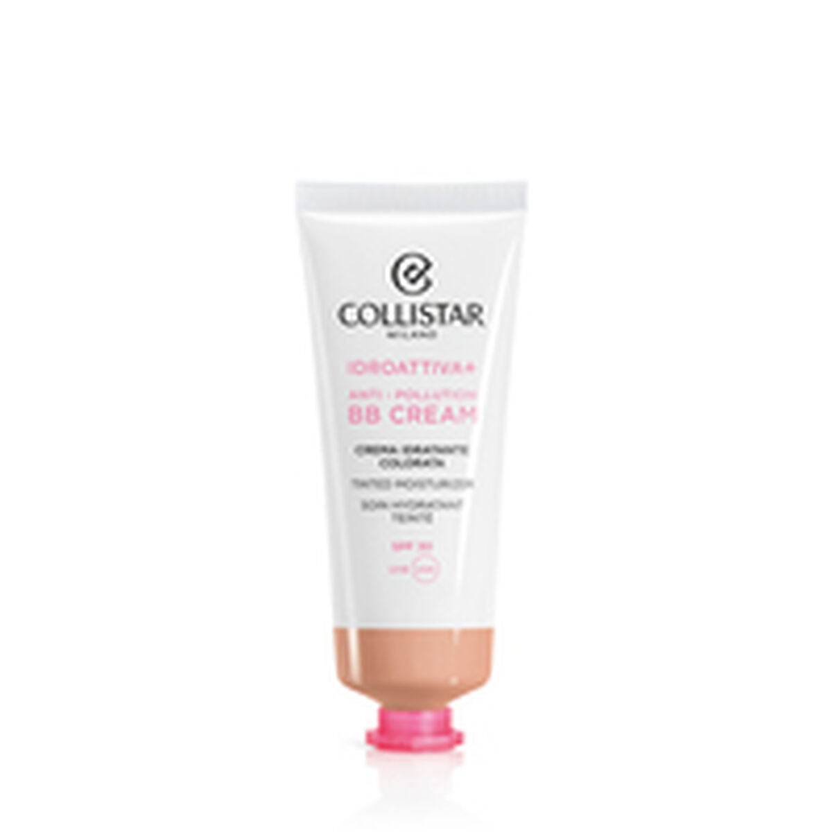 Hydrating Cream with Colour Collistar Iddroattiva+ Nº 2 Medium Spf 30 50 ml Anti-pollution-1