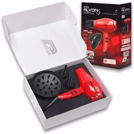 Parlux Hair Dryer Alyon Rosso Set da 4 pezzi
