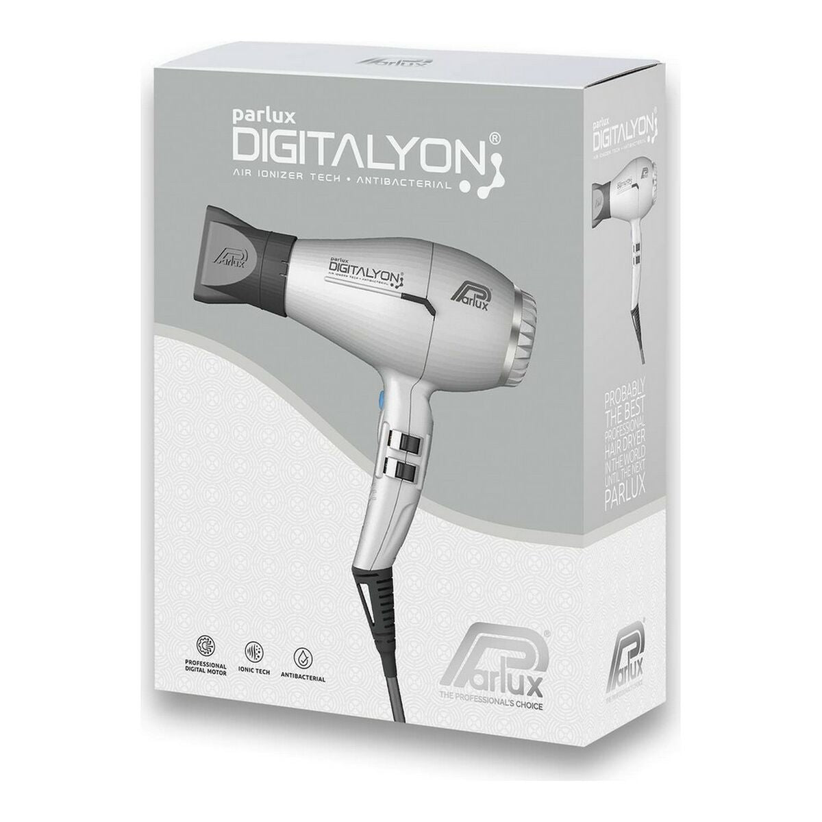 Asciugacapelli Parlux Digitalyon Silver 2400 W Ionic-1