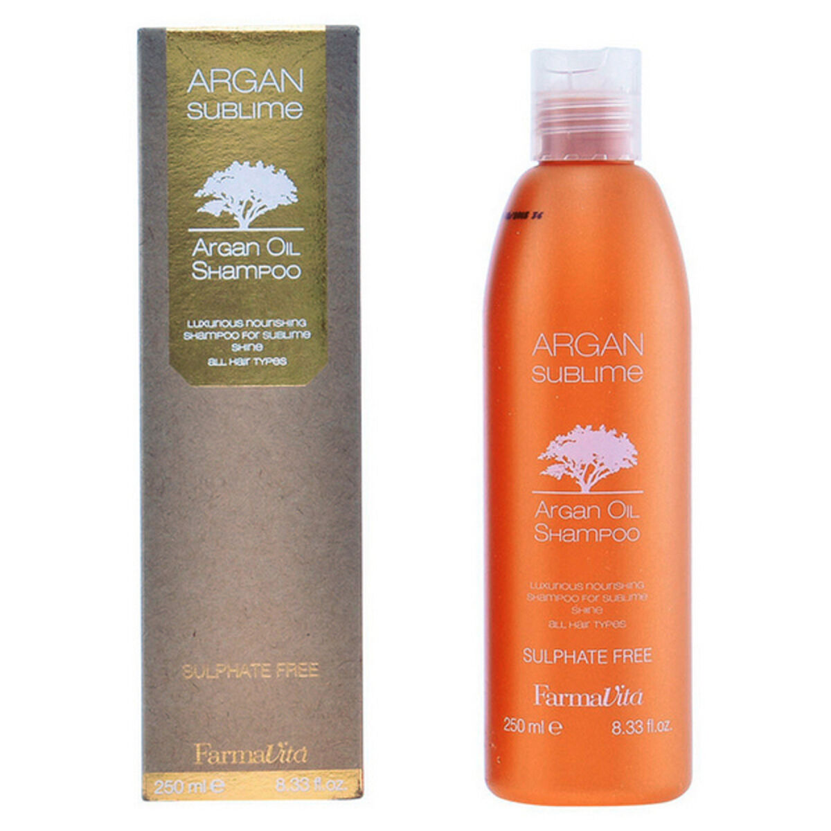 Shampoo Nutriente Argan Sublime Farmavita 250 ml 1 L-3