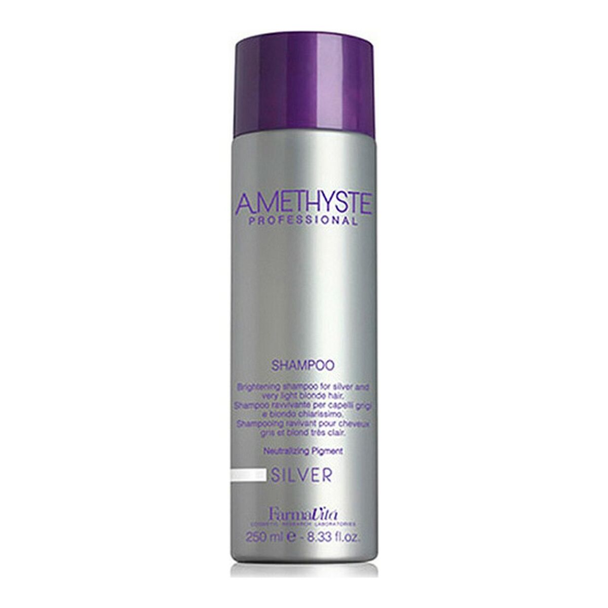 Champú para cabellos rubios o canosos Amethyste Silver Farmavita-0