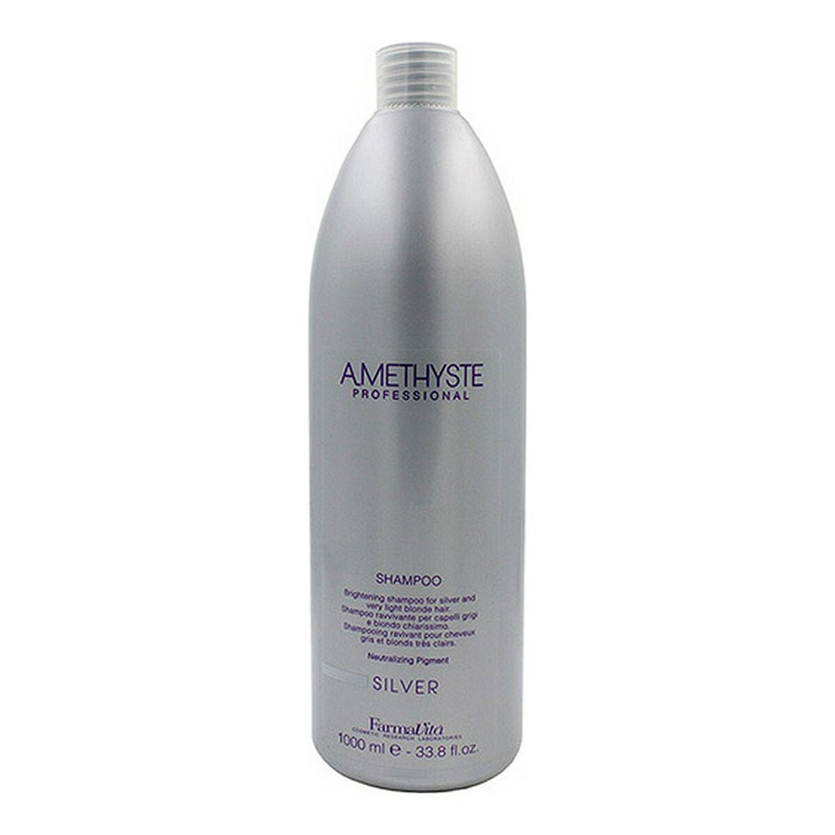 Shampoo für blondes oder graues Haar Amethyste Silver Farmavita-1
