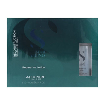 Traitement de reconstruction capillaire Alfaparf Milano Semi Di Lino (6 x 13 ml)