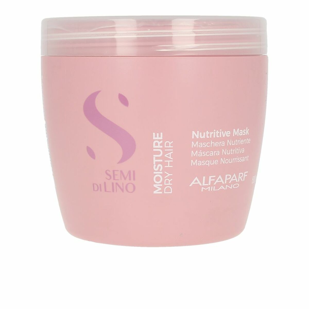 Mască de păr Semi di Lino Moisture Alfaparf Milano 8022297064284 500 ml-0