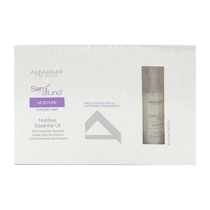 Feuchtigkeitsspendendes Öl Alfaparf Milano Semi Di Lino (6 x 13 ml)