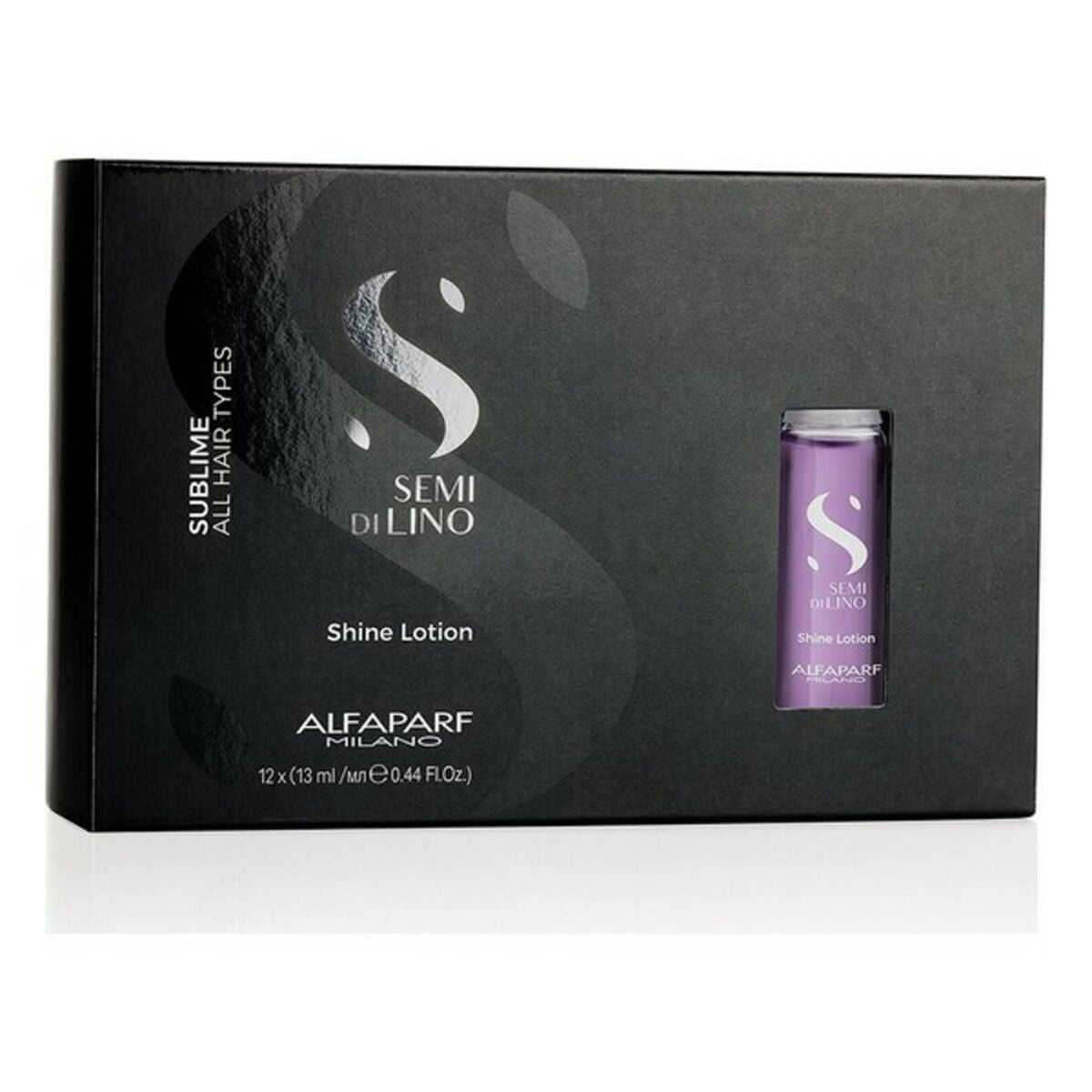 Protective Hair Treatment Semi di Lino Sublime Shine Lotion Alfaparf Milano (12 x 13 ml)-0