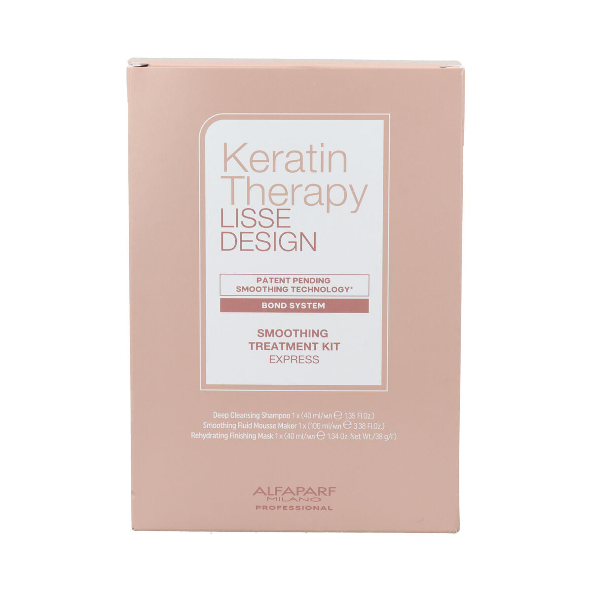 Stärkende Haarkur Alfaparf Milano Lisse Design 100 ml Keratin 2 x 40 ml-0
