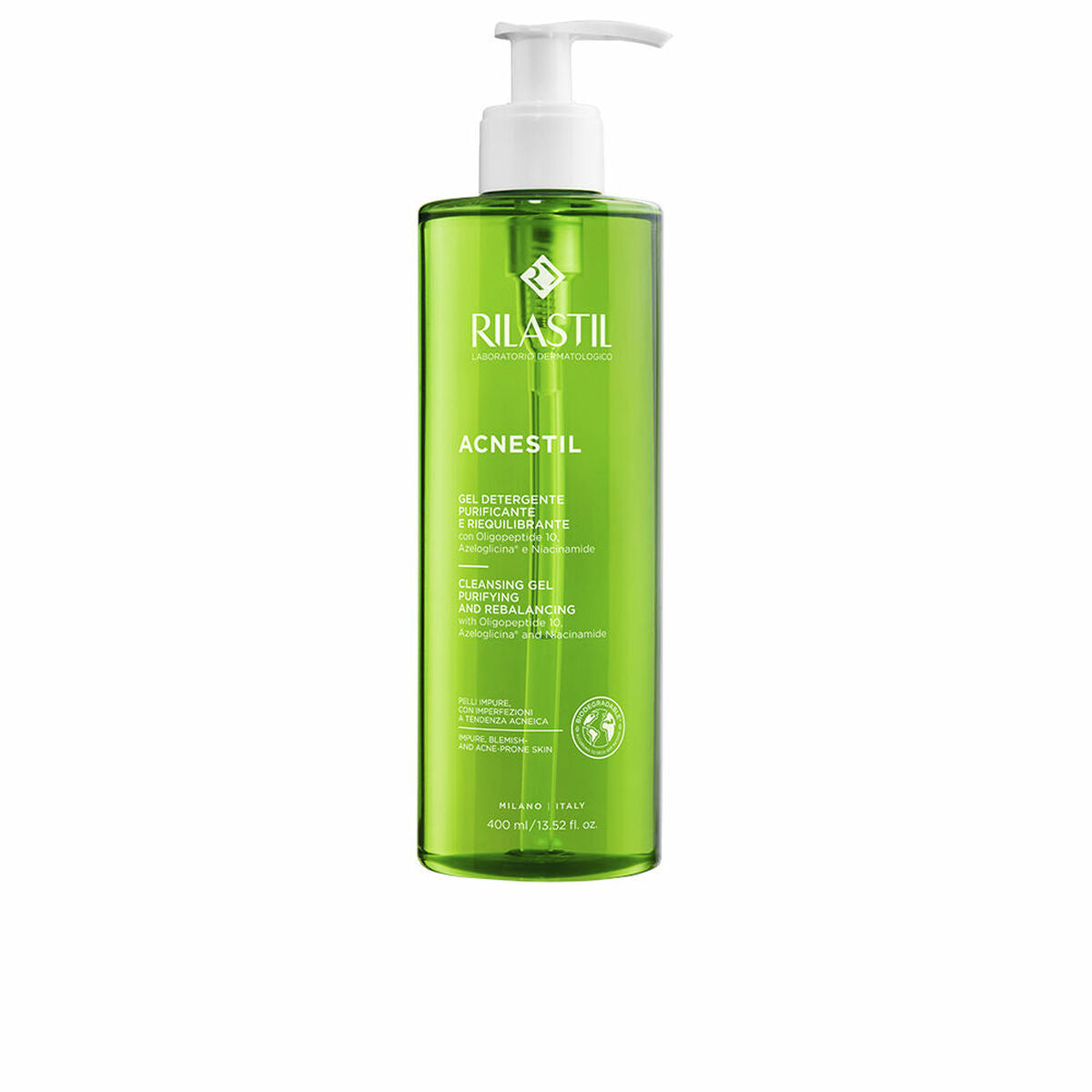Facial Cleansing Gel Rilastil ACNESTIL 400 ml-0