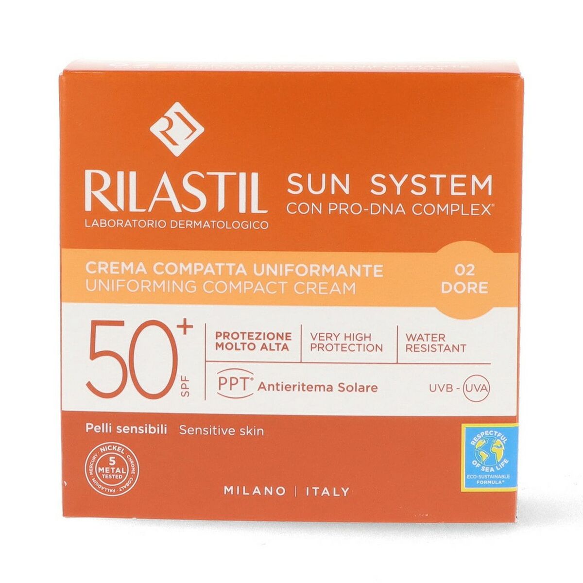 Polveri Abbronzanti Compatte Rilastil Sun System Golden 10 g-3
