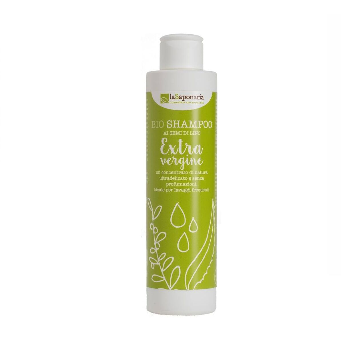 Shampoo La Saponaria Bio Virgen Extra 200 ml-0