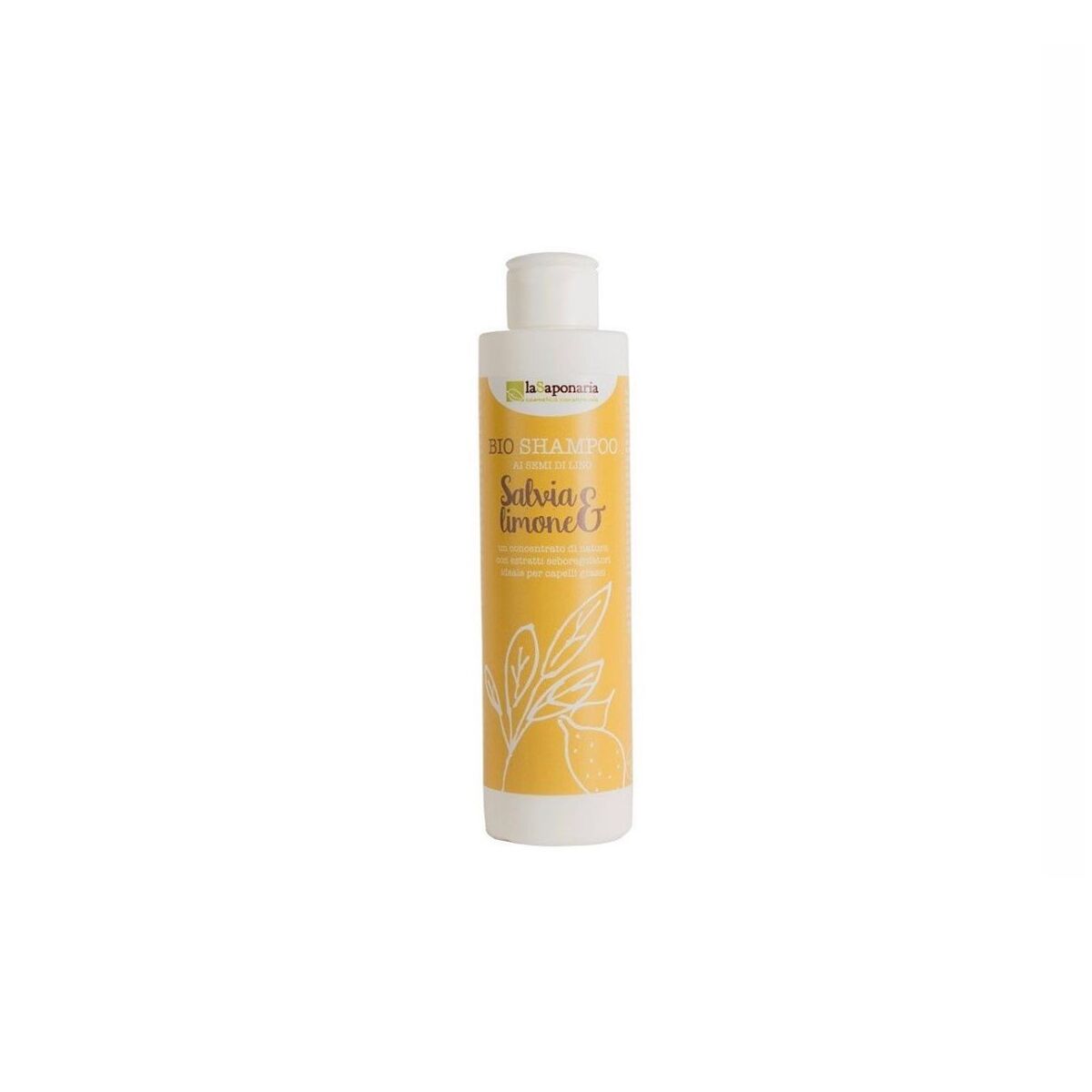 Shampoo La Saponaria Bio 200 ml Lemon Sage-0