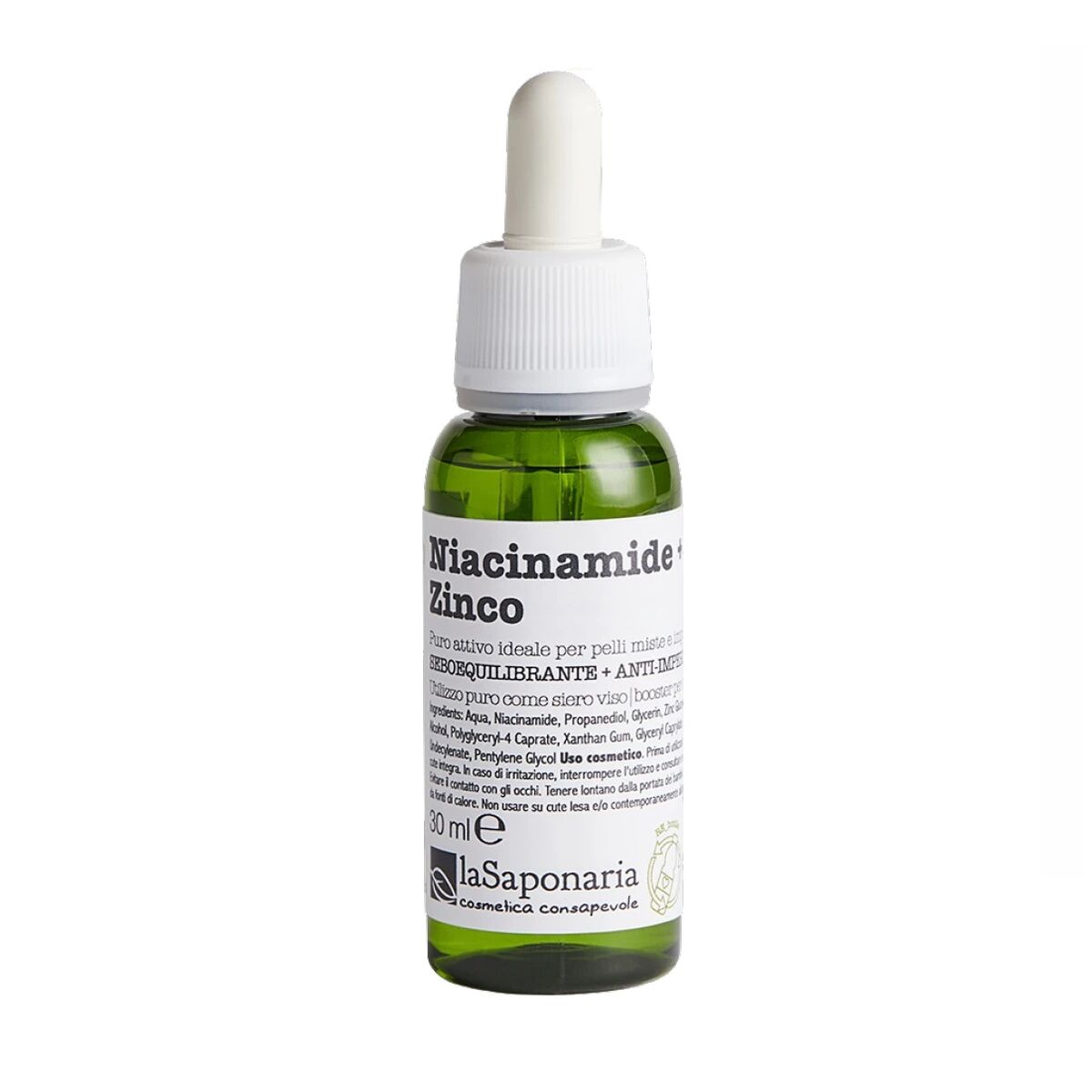 Siero viso La Saponaria Niacinamida + Zinco 30 ml-0