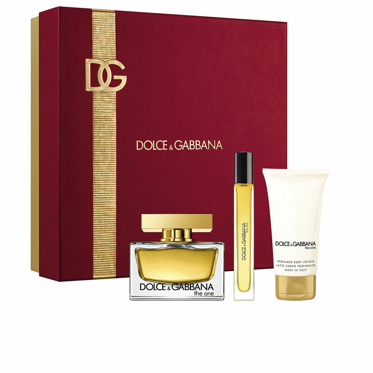 Set de Perfume Mujer Dolce & Gabbana THE ONE 3 Piezas-0