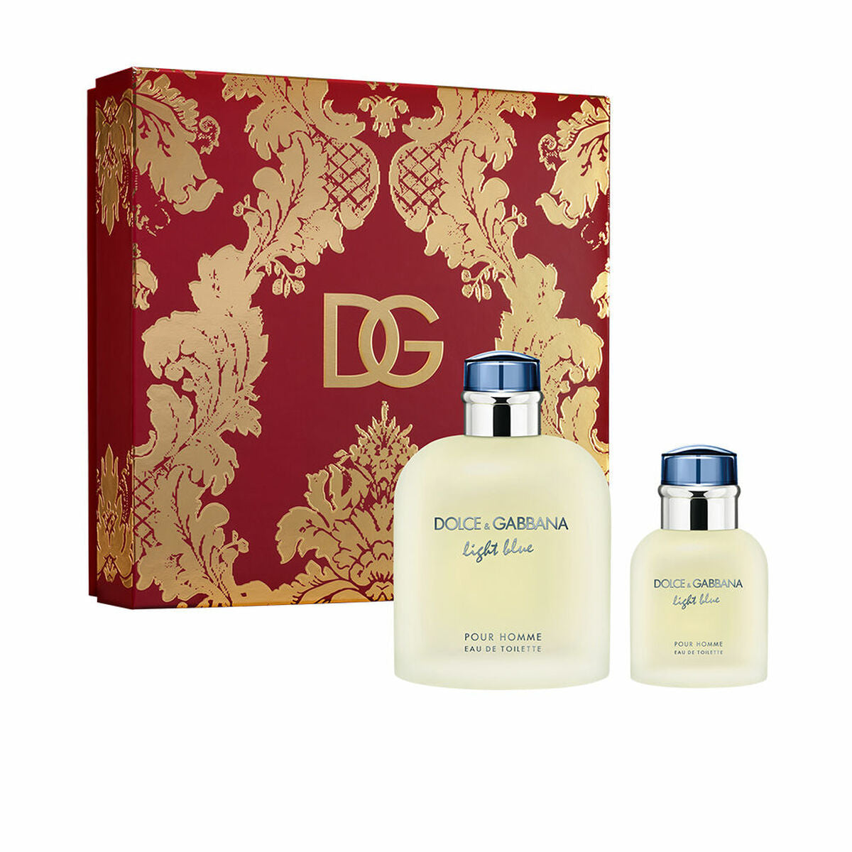 Herrenparfüm-Set Dolce & Gabbana Light Blue 2 Stück-0