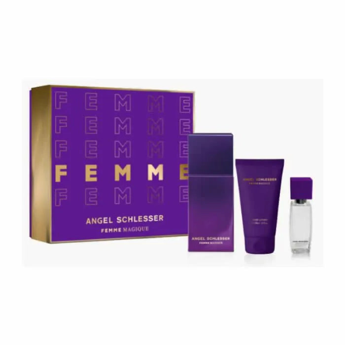 Angel Schlesser Femme Magique eau de toilette spray 100 ml cofanetto 3 pz