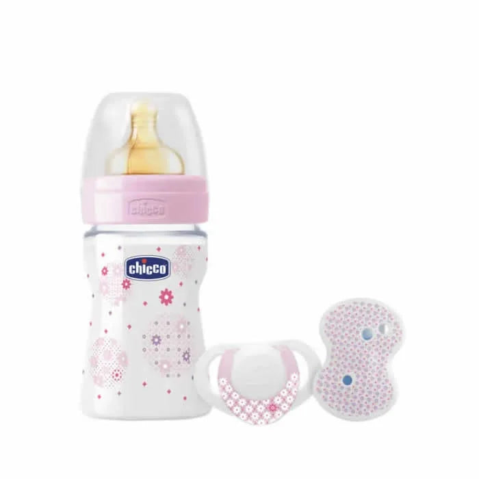 Chicco Regalo Well-Being Silicone 'Mum Effect' Rose 0m+ cofanetto 3 pz