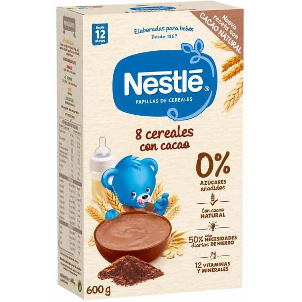 Nestle Porridge Di 8 Cacao Cereali 600 g