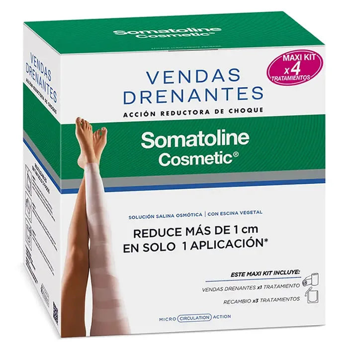 Somatoline bendaggi drenanti Maxi Kit 4 pz