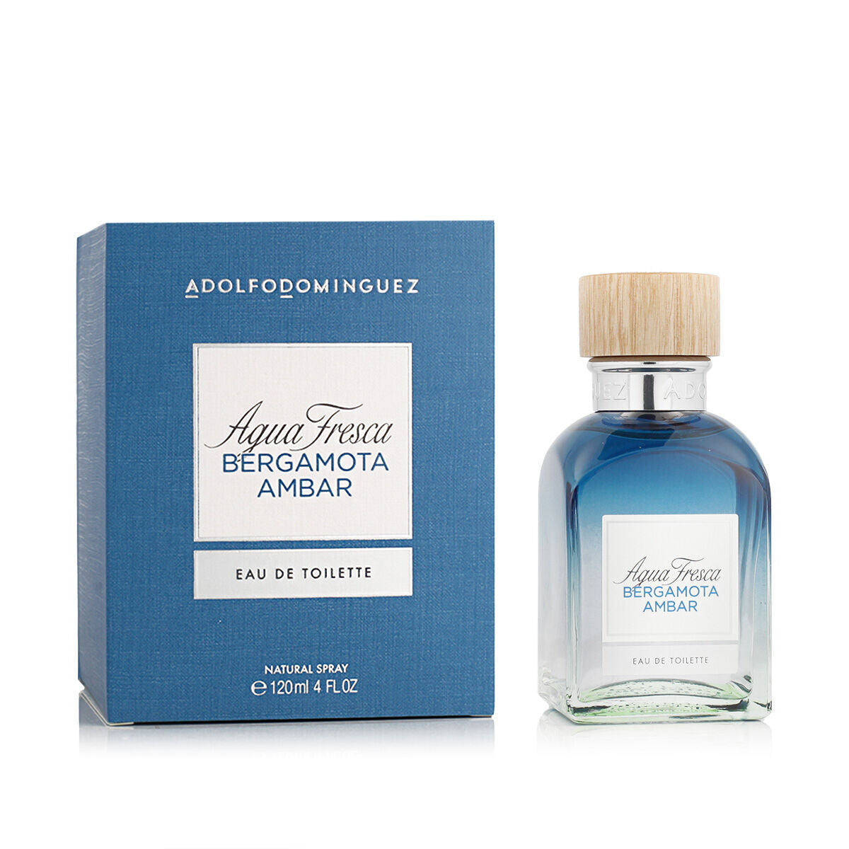 Women's Perfume Adolfo Dominguez Agua Fresca Bergamota Ámbar EDT 120 ml-0
