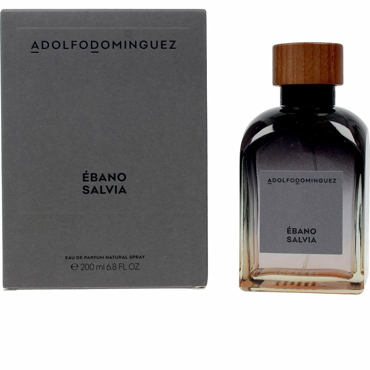 Profumo Uomo Adolfo Dominguez Ébano Salvia EDP 200 ml-0